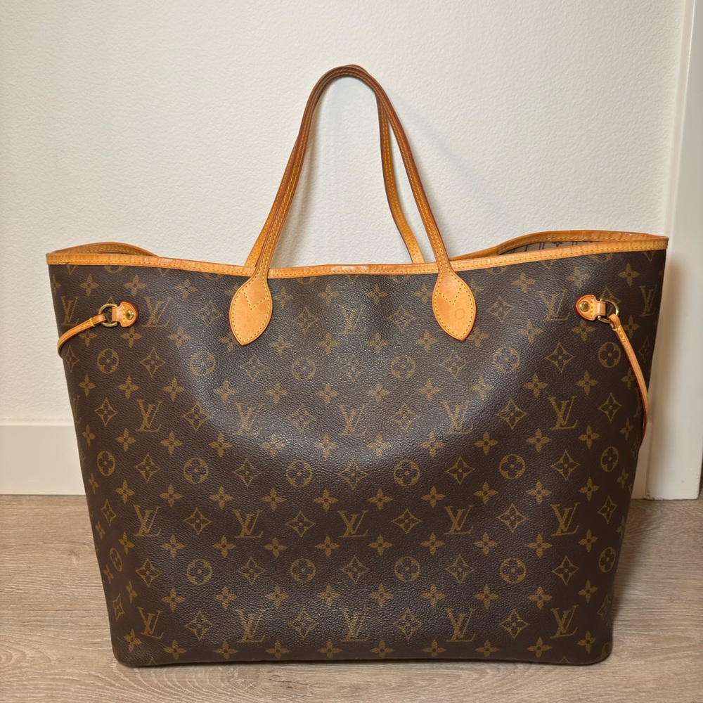 Louis Vuitton Neverfull Tote GM Brown Canvas Monogram